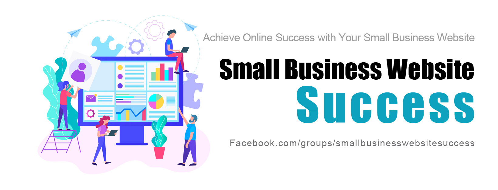 banner for the Small Business Website Success Facebook group